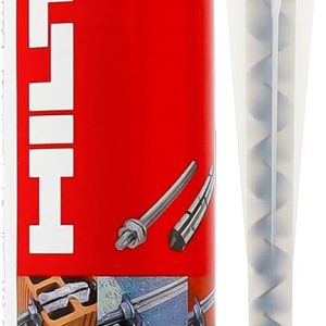 Hilti HIT-1 injectable hybrid mortar cartridge.